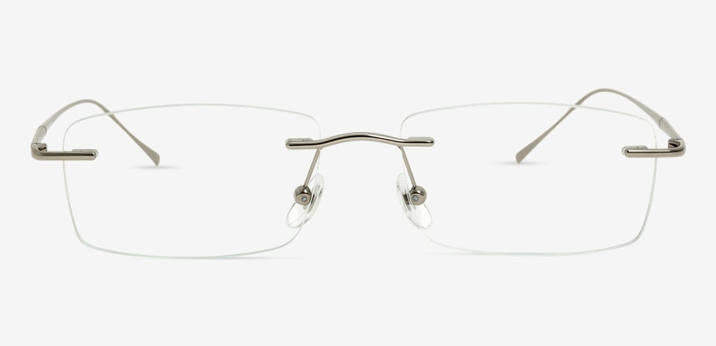Kaitlyn Gafas Rectangulares Grises