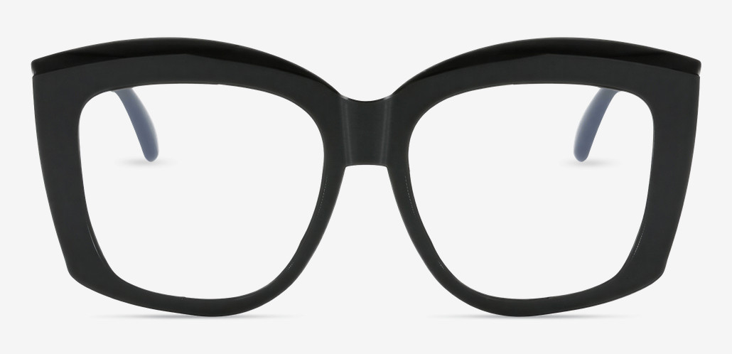 Baro Black Square Glasses
