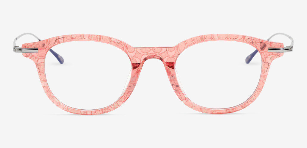 Florence Pink Square Glasses