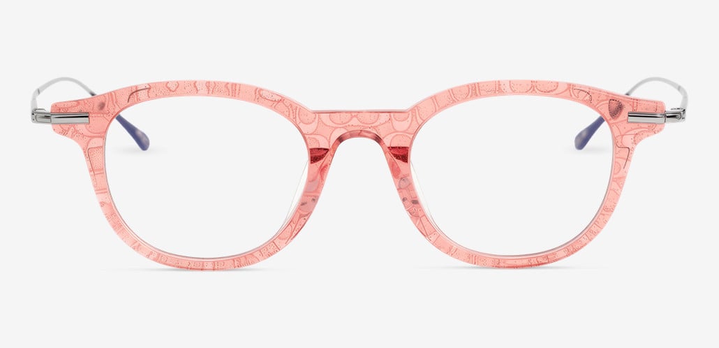 Florence Pink Square Glasses