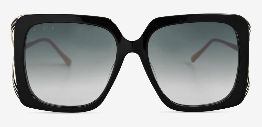 Raglan Gafas de sol Cuadradas Negras