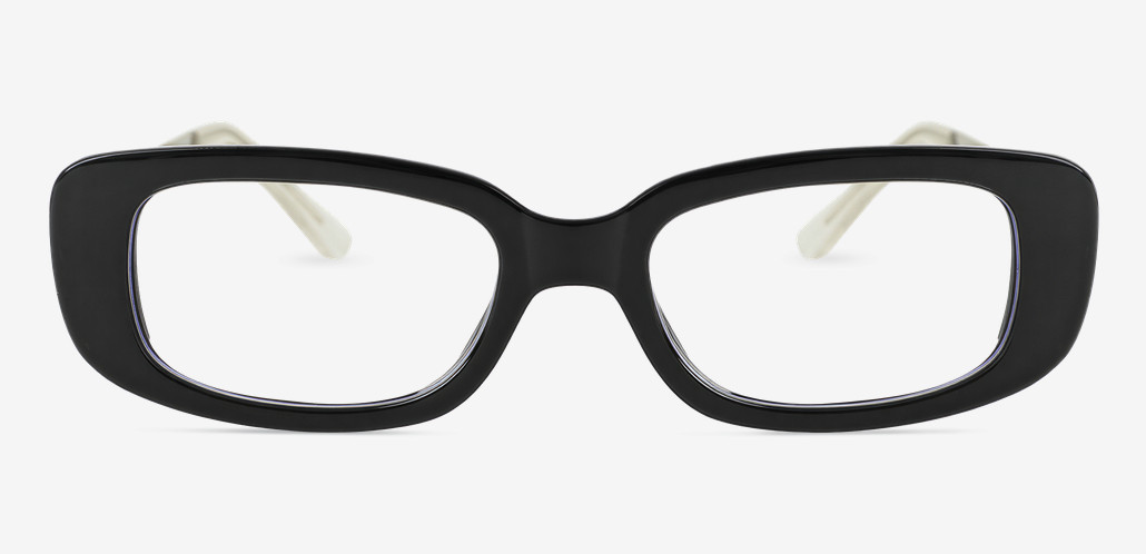 Raman Black Rectangle Glasses
