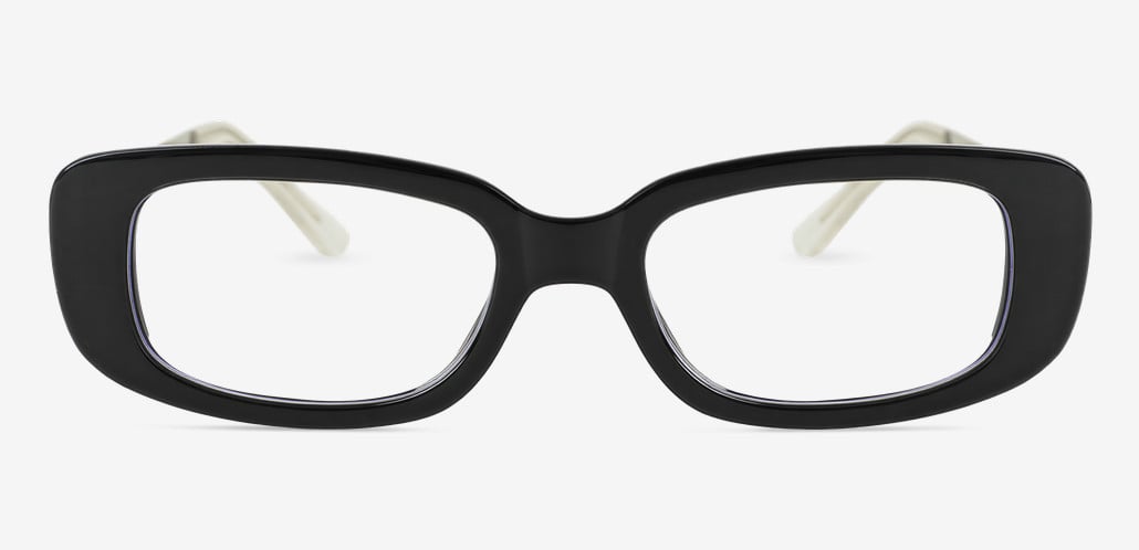 Raman Black Rectangle Glasses