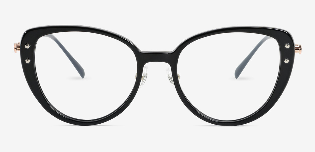 Olivia Black Cat Eye Glasses