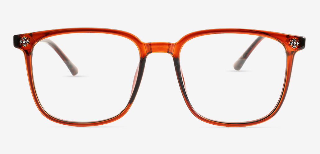 Cornelius Brown Square Glasses