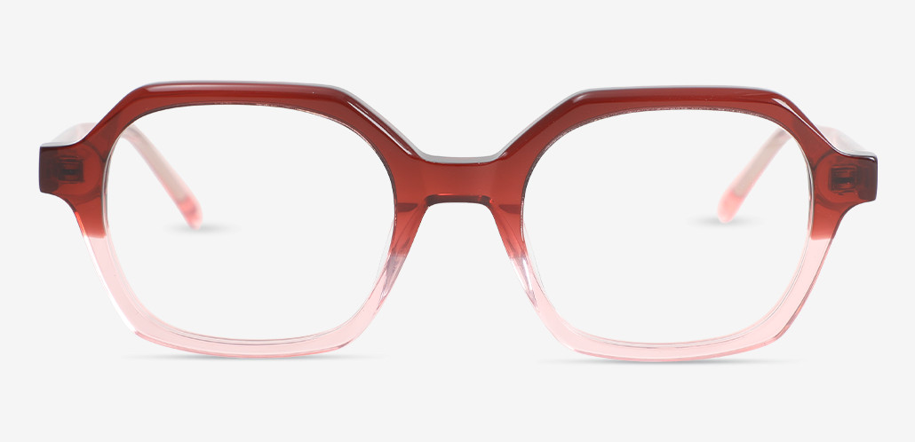 Donald Red Square Glasses