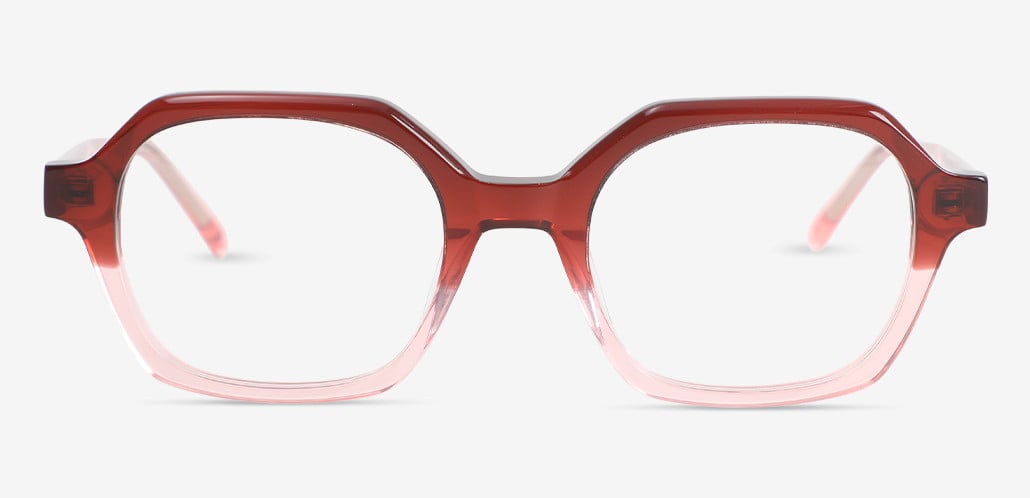 Donald Red Square Glasses