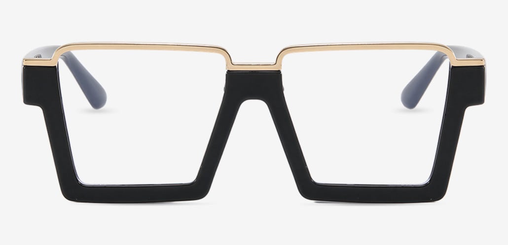 Une Gafas Cuadradas Negras