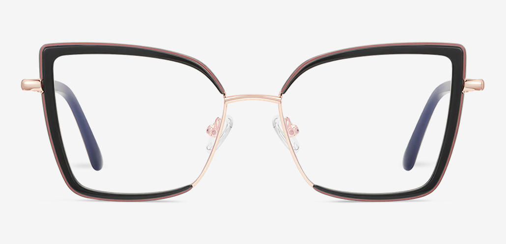 Madeline Black Cat Eye Glasses