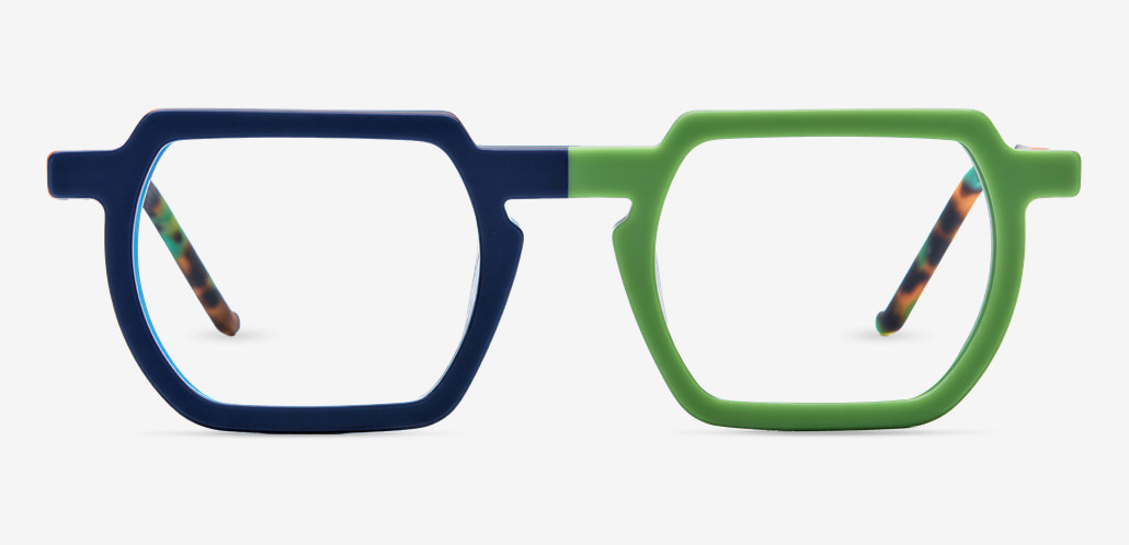 Margare Gafas Cuadradas Azules