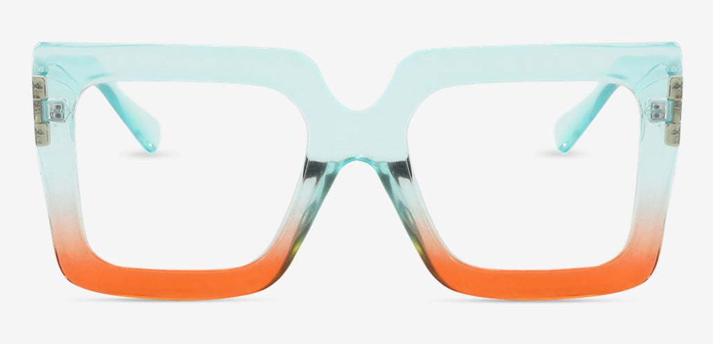 Quie Gafas Cuadradas Azules