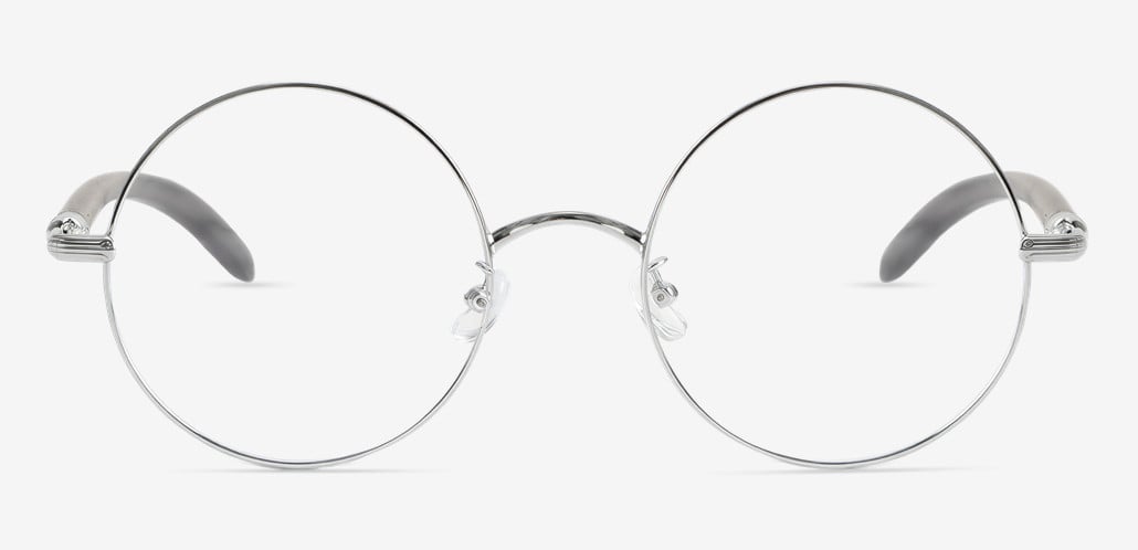 Rodney Silver Round Glasses