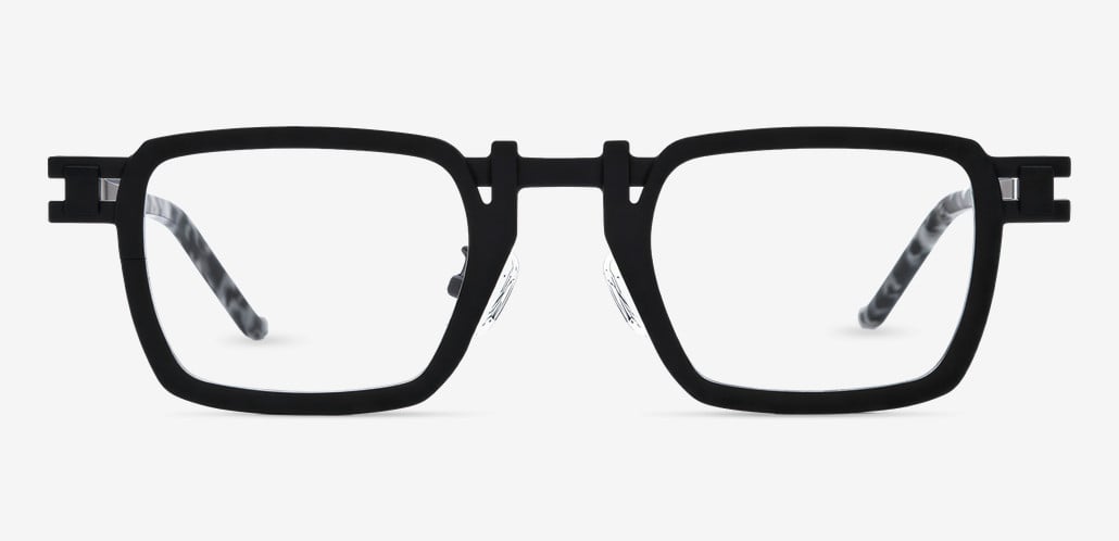 Jeremy Black Square Glasses