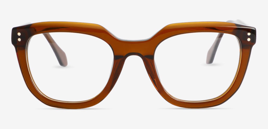 Gustave Gafas Cuadradas Marrones