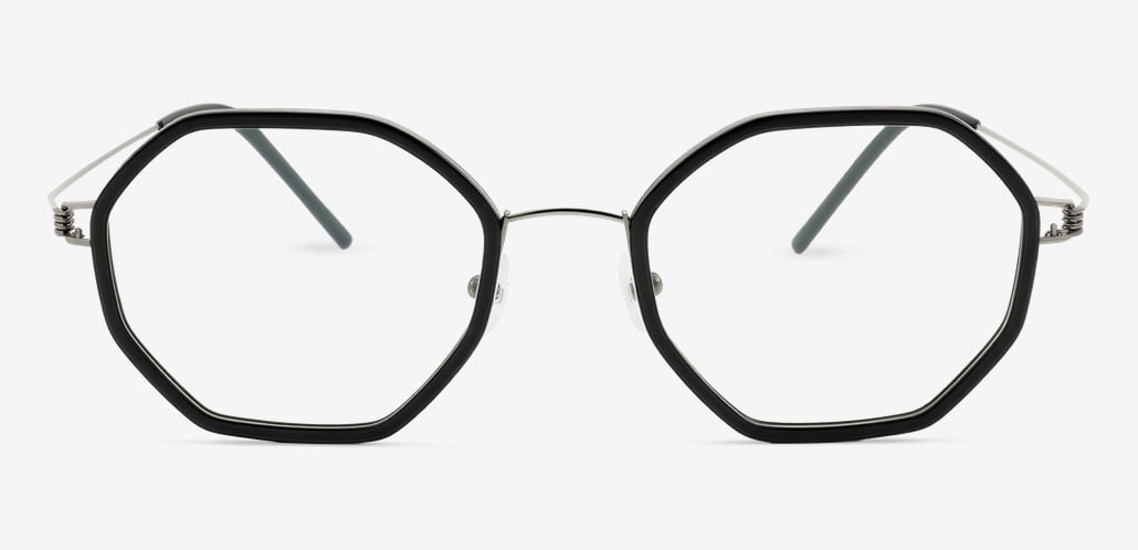 Teresa Black Geometric Glasses