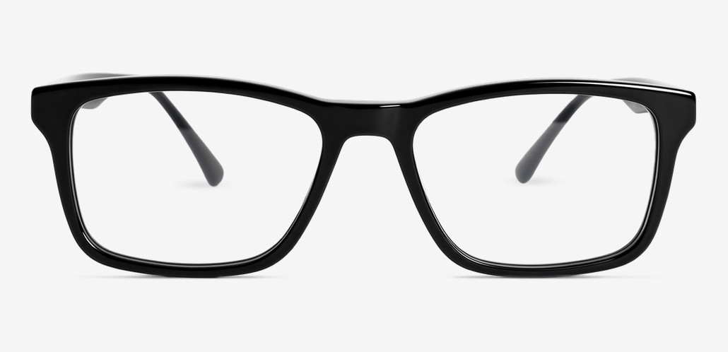 Foster Black Rectangle Glasses