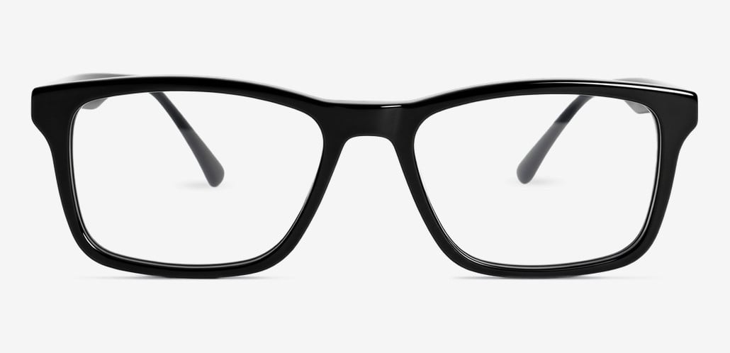 Foster Black Rectangle Glasses