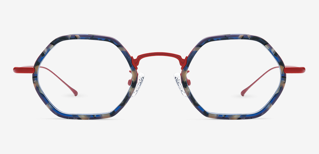 Kelsen Gafas Geométricas Azules