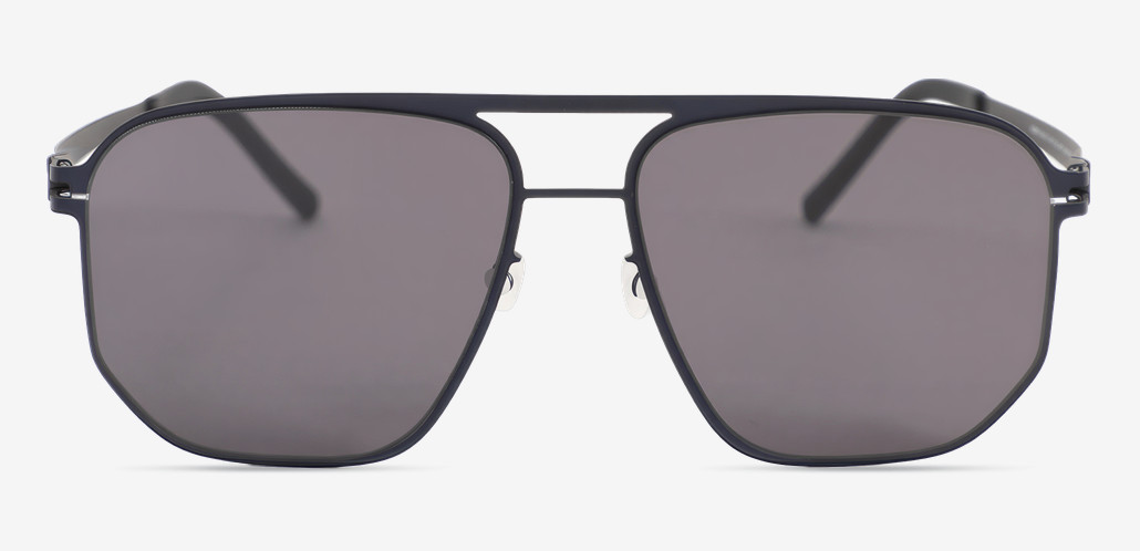 Sylvia Blue Aviator Sunglasses