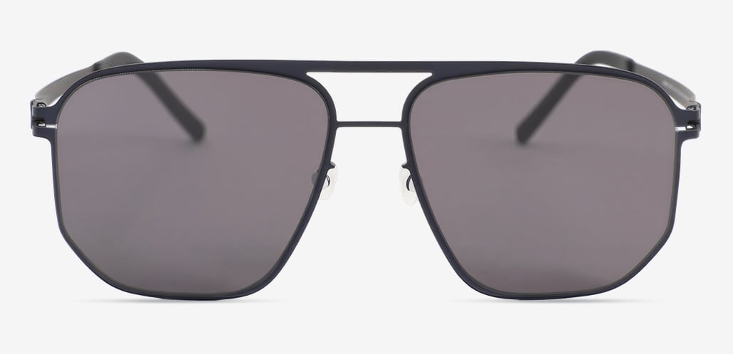 Sylvia Blue Aviator Sunglasses