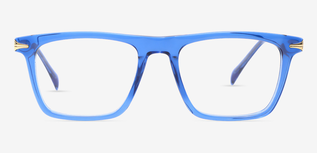 Huntingte Gafas Cuadradas Azules
