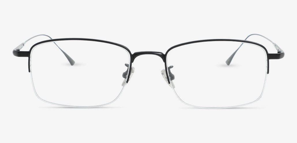 Skylar Black Rectangle Glasses