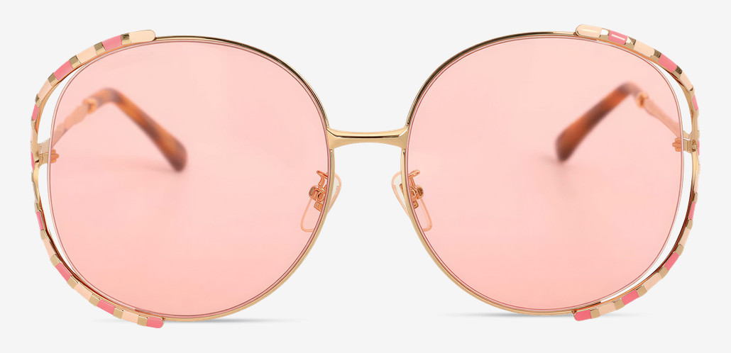 Stuart Gafas de sol Redondas Rosas
