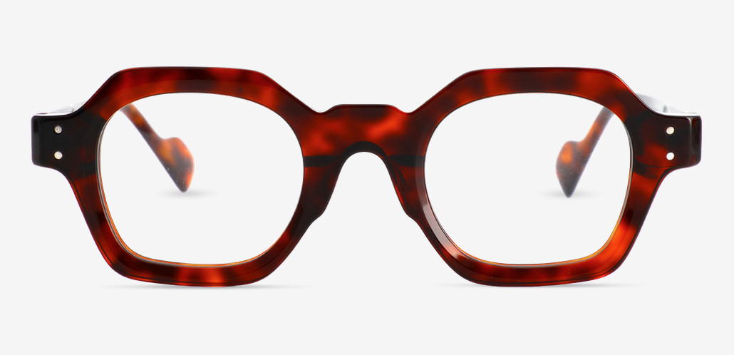 Bloomfield Gafas Geométricas Rojas