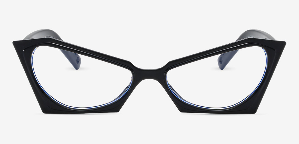 Alvon Black Cat Eye Glasses