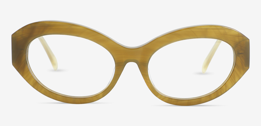 Jemima Green Cat Eye Glasses