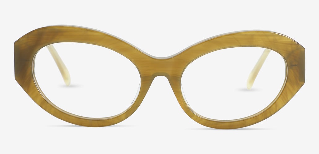Jemima Green Cat Eye Glasses