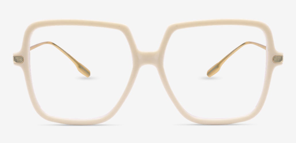 Irving Gafas Geométricas Beige