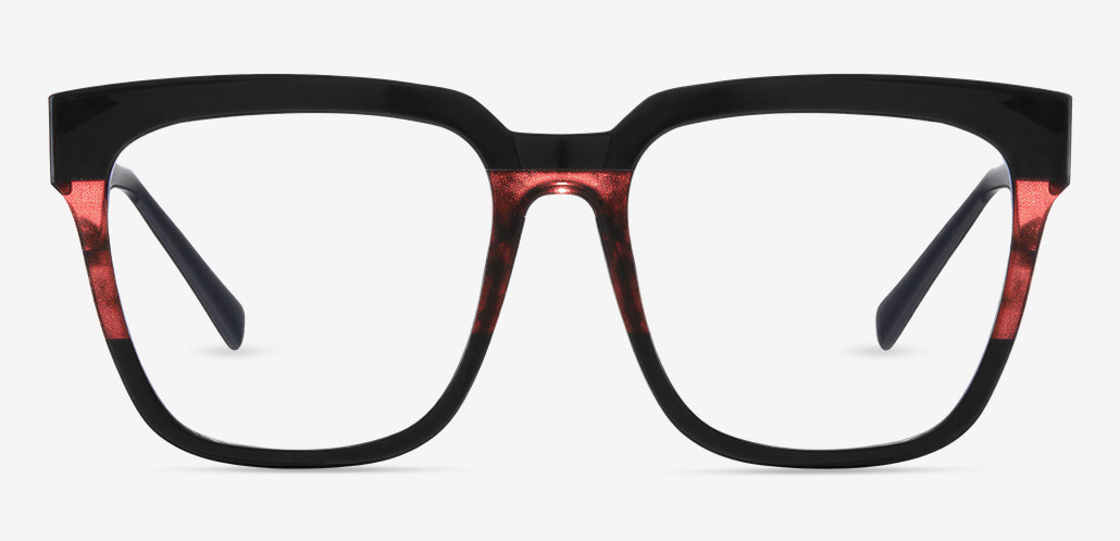 Romeo Black Square Glasses