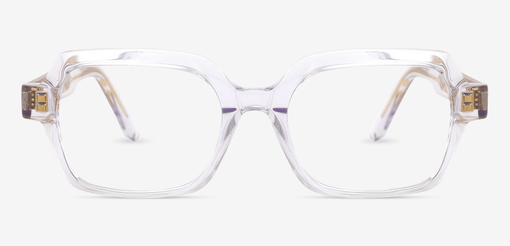 Bulwe Gafas Cuadradas Transparentes