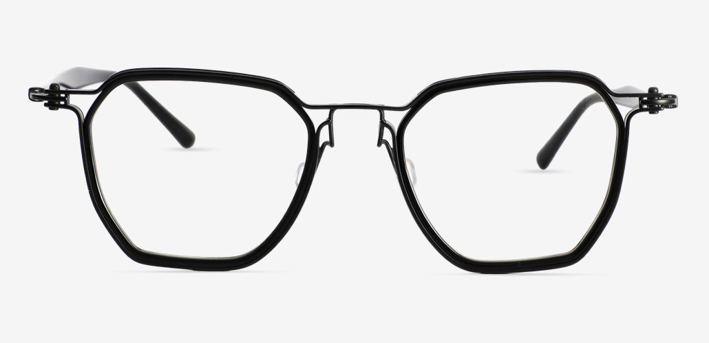 Elizabet Gafas Geométricas Negras