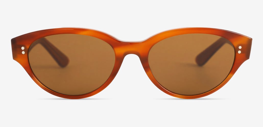 Davies Tortoise Oval Sunglasses