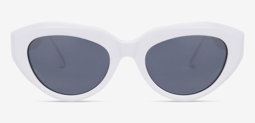 Regina Gafas de sol Cat Eye Blancas