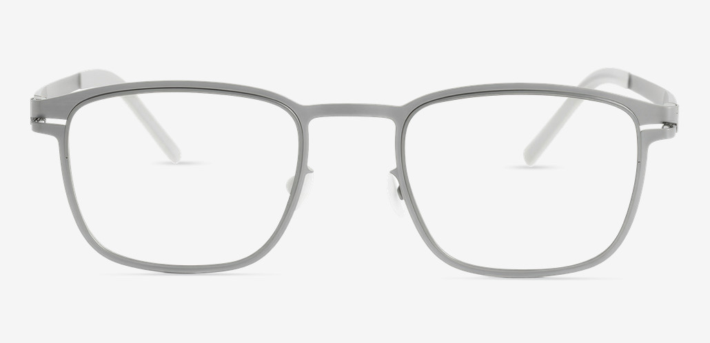 Glover Gafas Cuadradas Plateadas