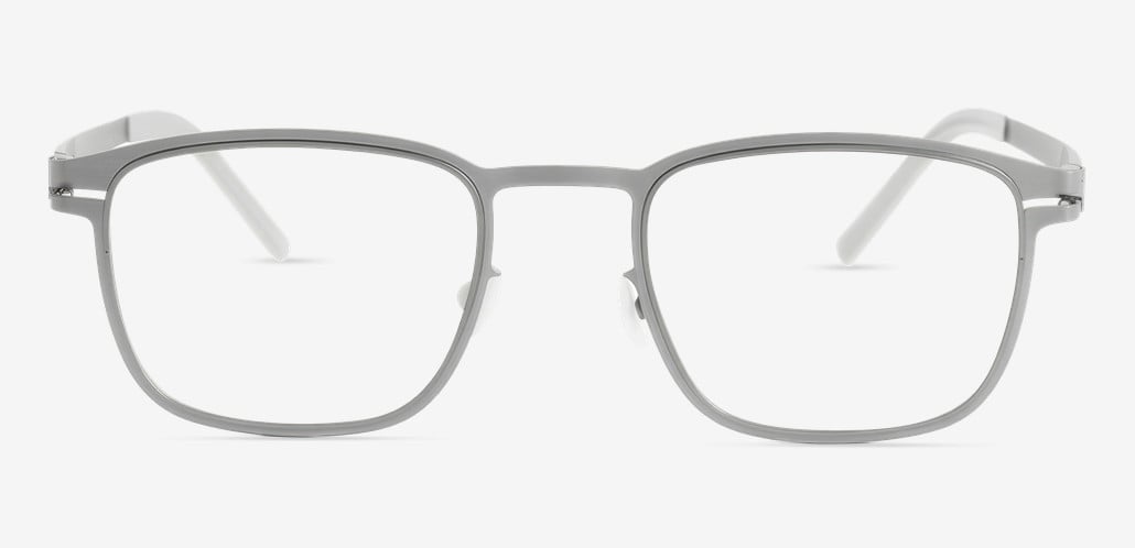 Glover Gafas Cuadradas Plateadas