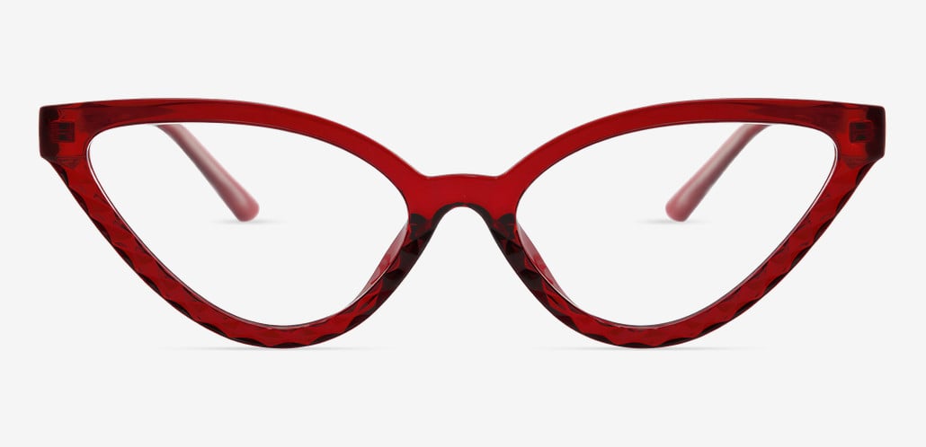 Abigail Red Cat Eye Glasses