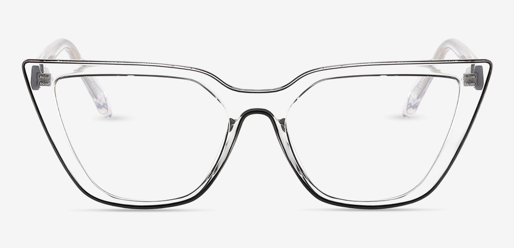 Elsa Black Cat Eye Glasses