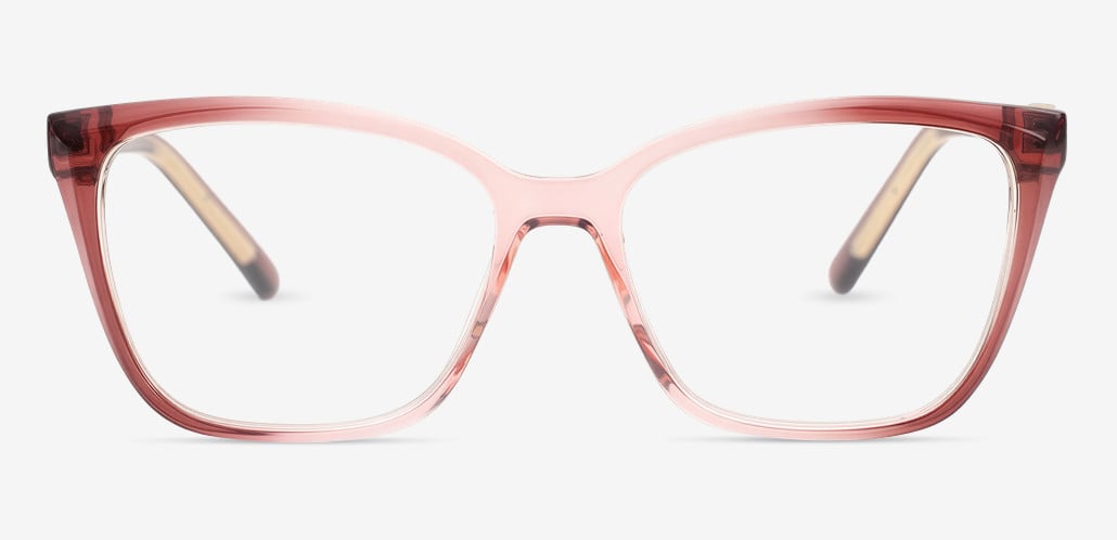 Frances Red Rectangle Glasses