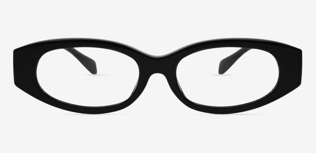Una Gafas Cat Eye Negras