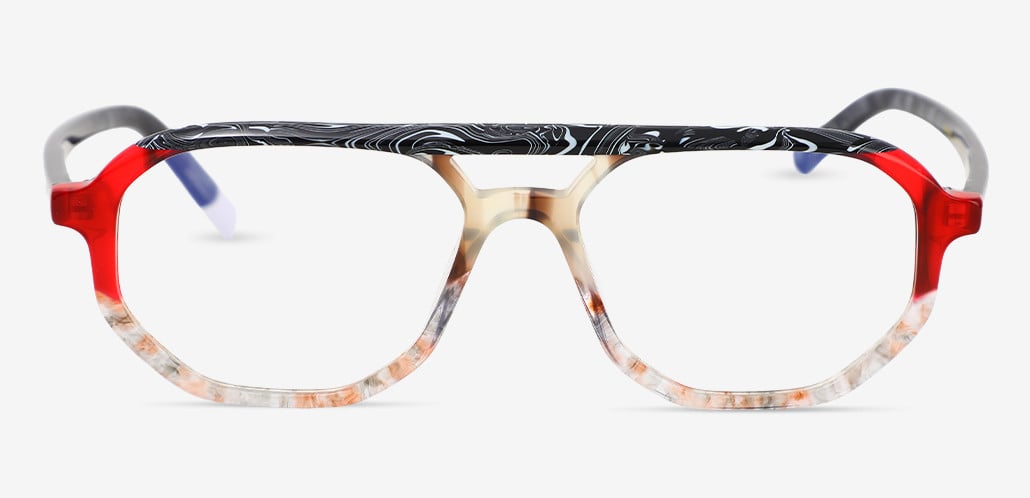 Nadin Champagne Aviator Glasses