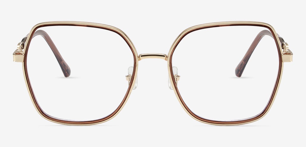 Oliver Gafas Geométricas Marrones