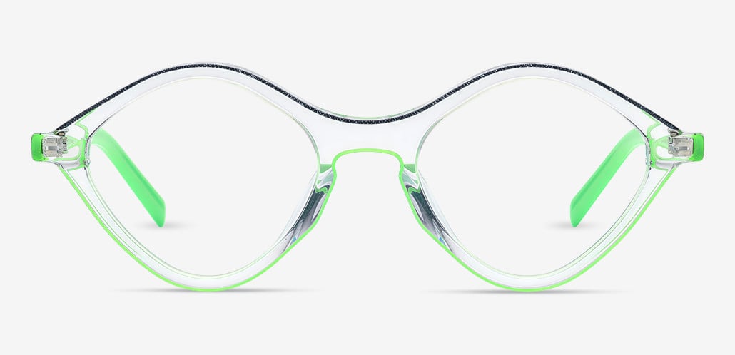Gafas Ovaladas Verdes Kanina