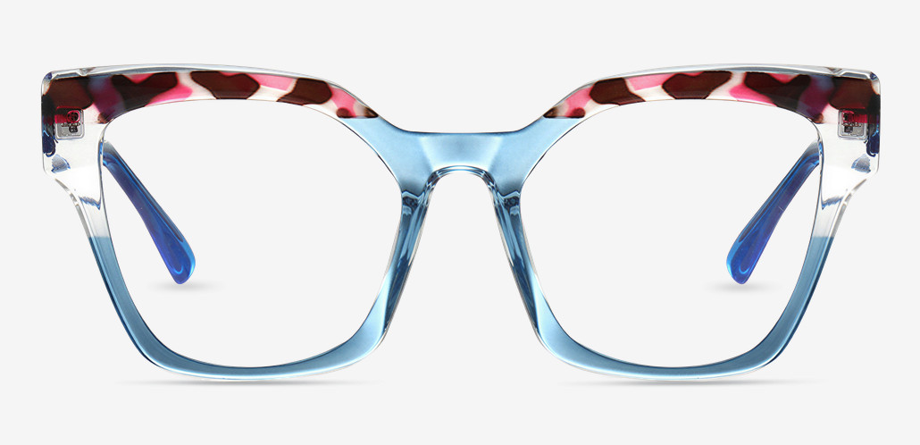 Gustave Blue Square Glasses