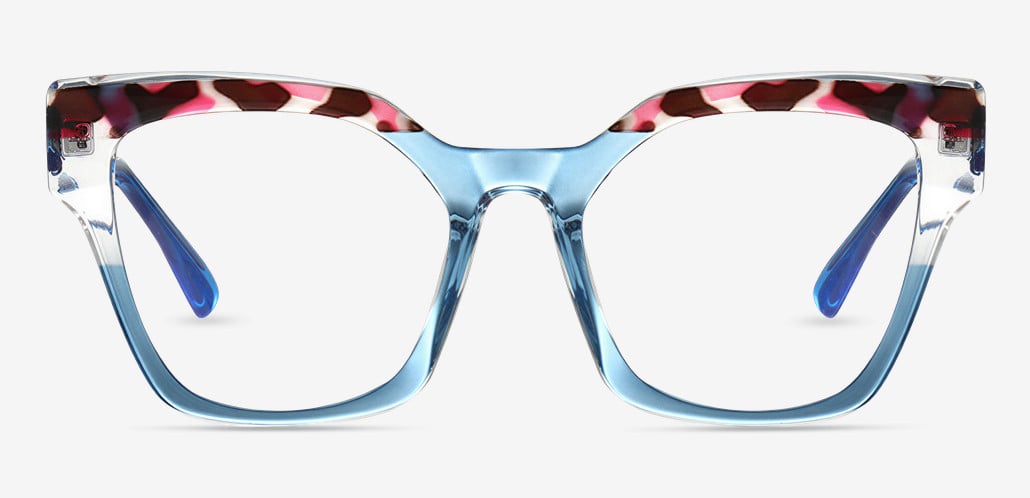 Gustave Blue Square Glasses