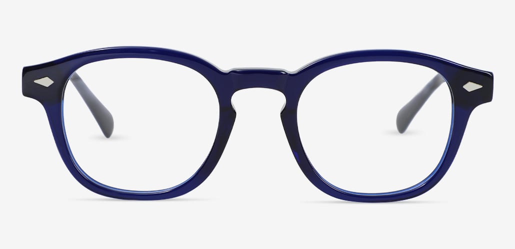 Linette Blue Square Glasses