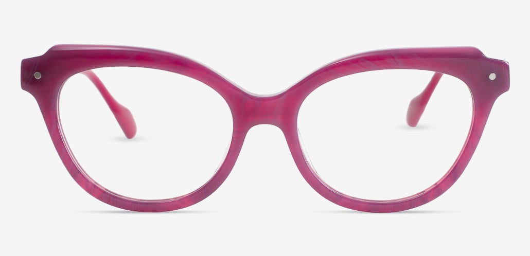 Jasmine Purple Cat Eye Glasses